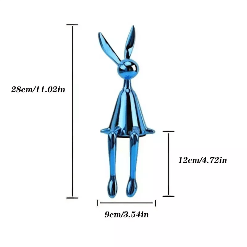 Figurines Résine Décoration Maison | Ola - Designix Statuette Bleu