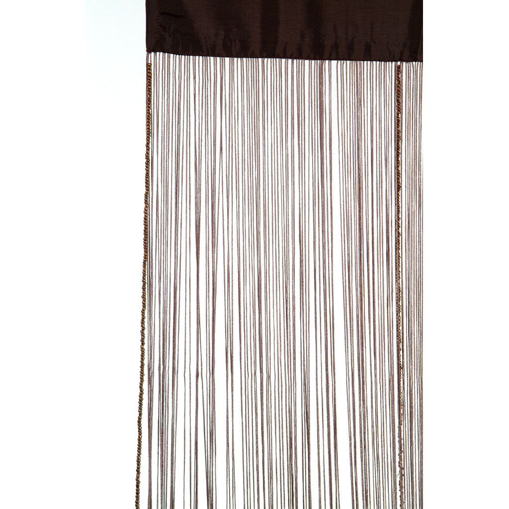 Fils de Rideaux avec Perles Marron - Designix
