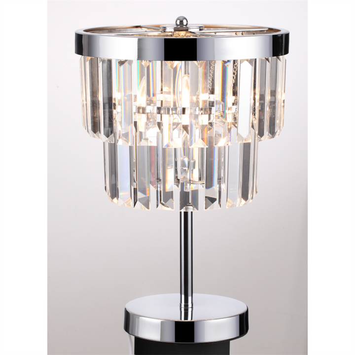 Lampe Chic de Salon | Éclat Cristallin | Designix - Lampe de chevet Transparent   - https://designix.fr/
