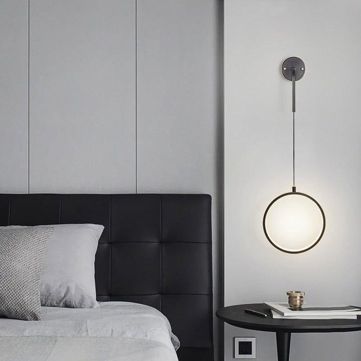 Lampe murale ronde à LED Lumière salon | Designix - Amazon - https://designix.fr/