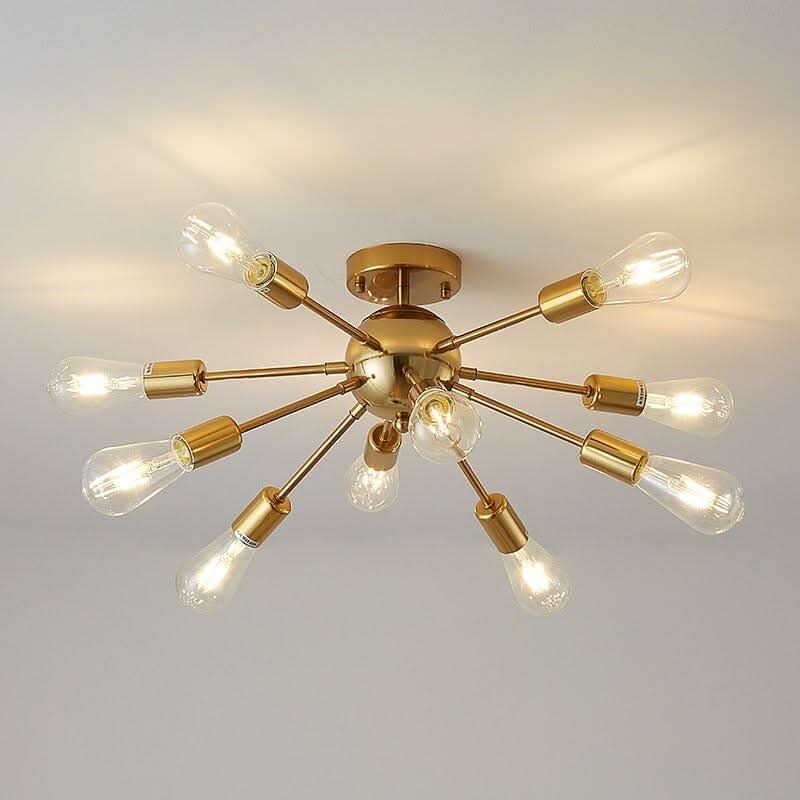 FSS Nordic Gold Sputnik Chandeliers | Designix - Amazon - https://designix.fr/