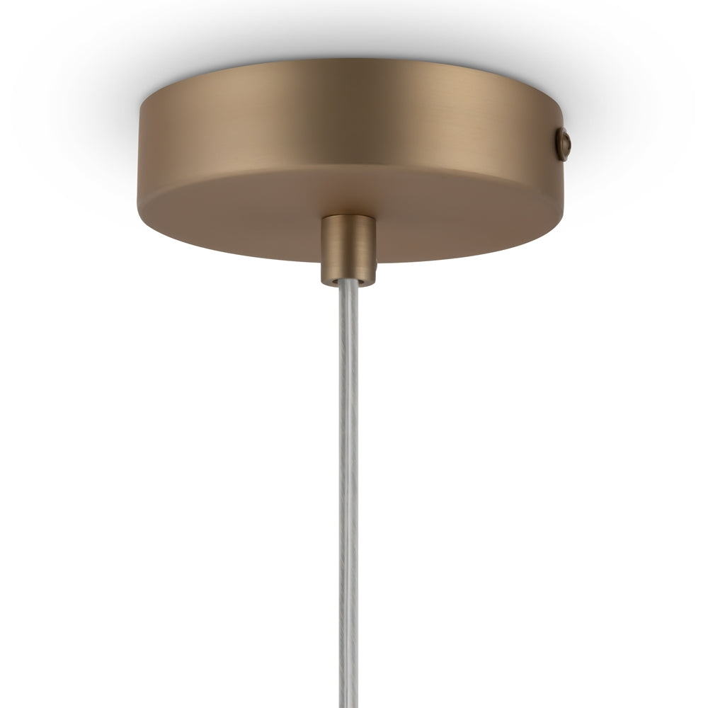 Basic form Suspension luminaire doré