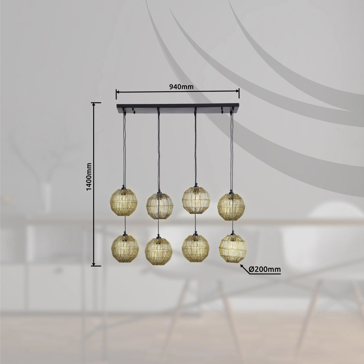 Suspension Hermi Ii laiton vieilli