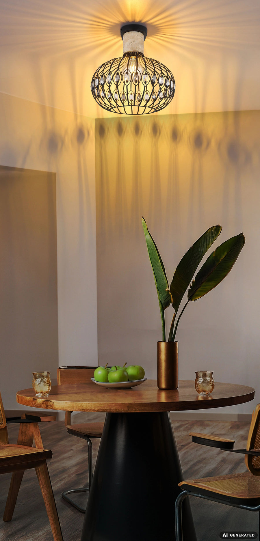 Luminaire plafonnier | Dorthy Noir