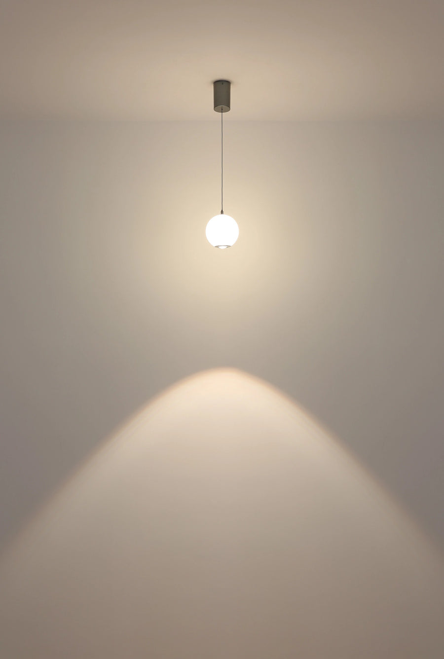 Suspension Simmons grise, H 180 cm