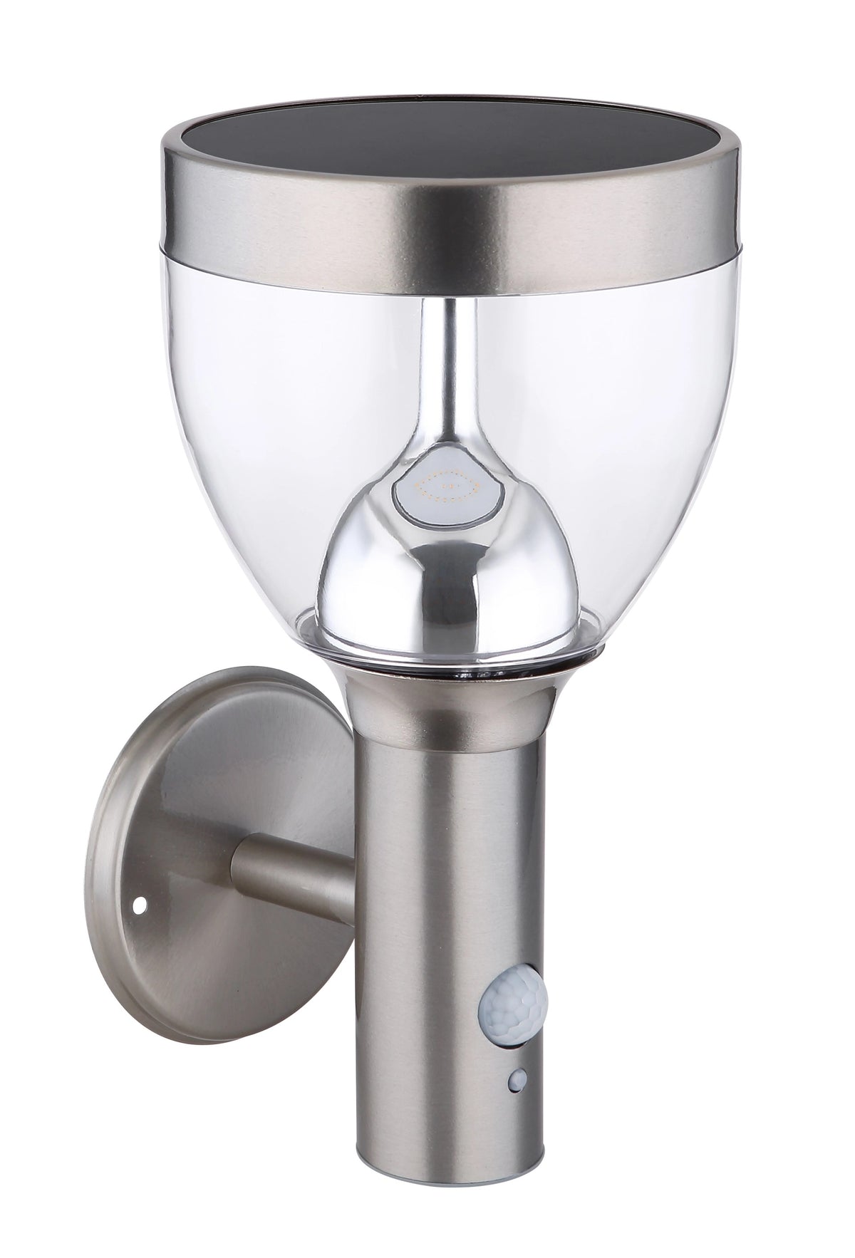 Luminaire extérieur inox, H 28,7 cm