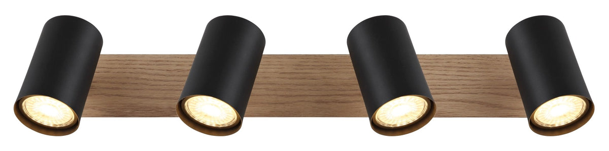 Spot Linca noir mat, H 15,1 cm