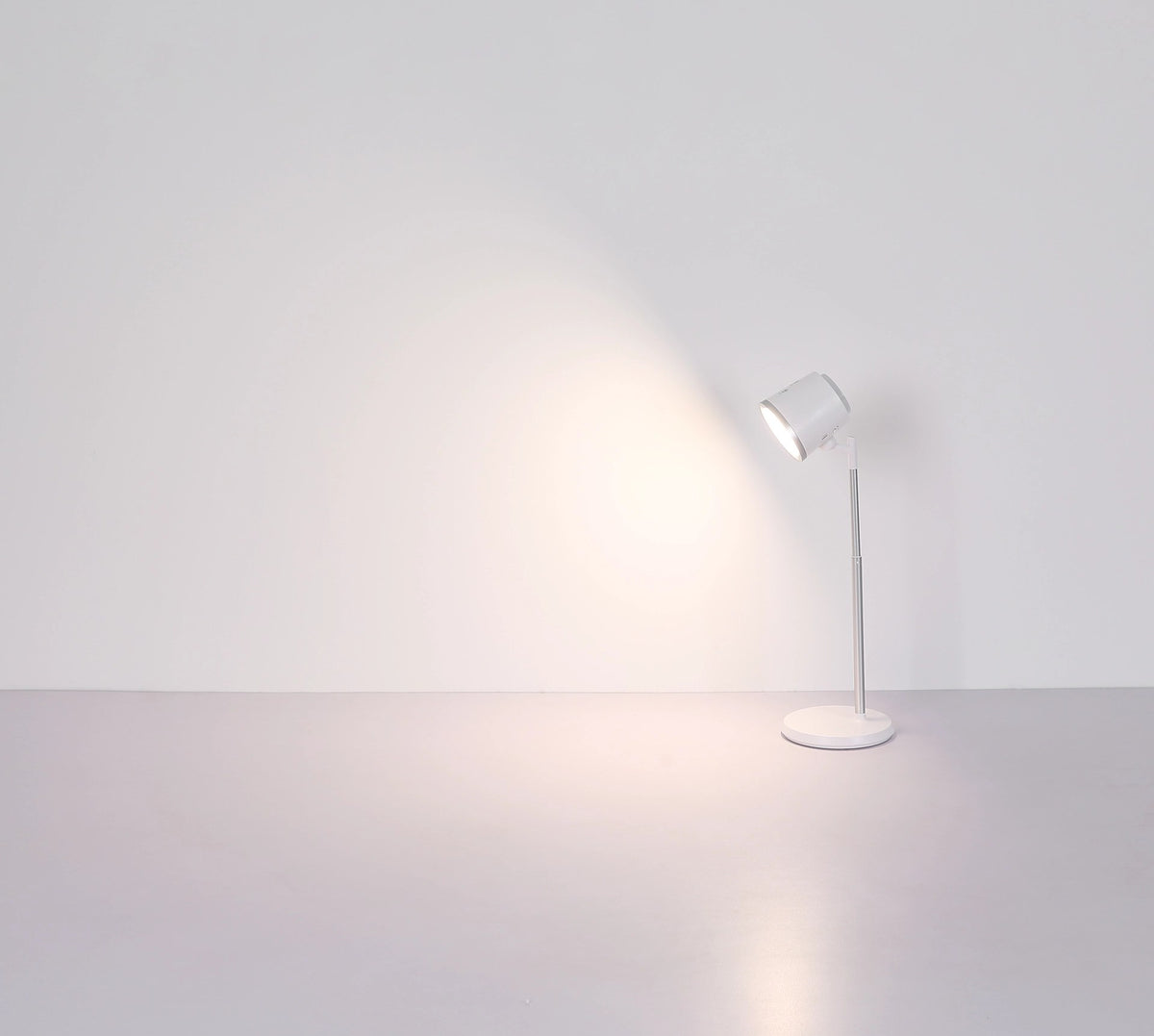 Lampe à poser Meeya blanche mat
