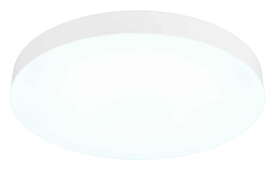 Plafonnier Matthew blanc mat, Ø 40 cm