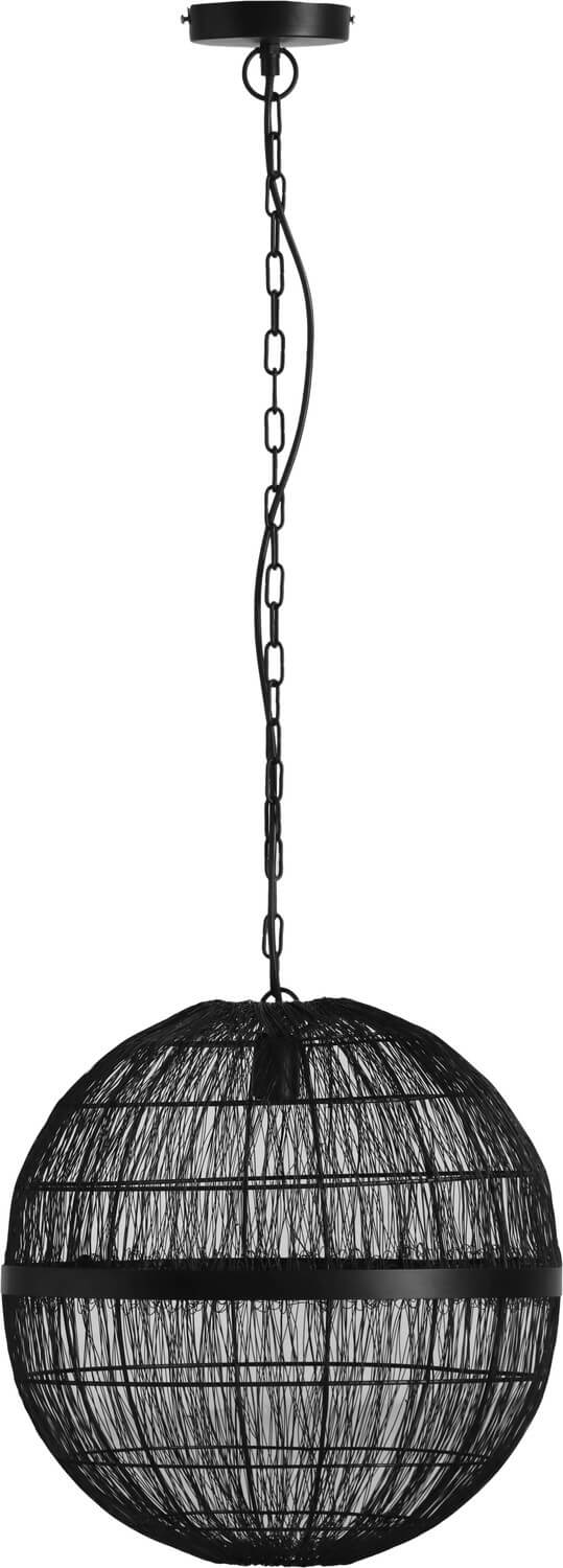 Suspension Hermi Ii noire mat (14994H2)