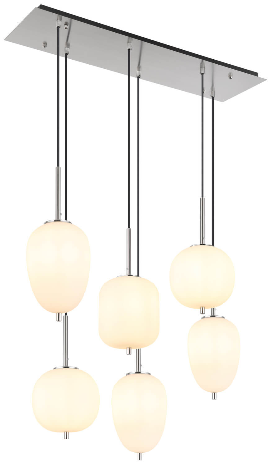 Suspension luminaire | Blacky I Nickel