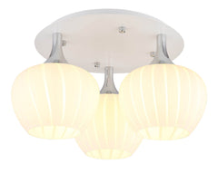 Plafonnier Maxy blanc mat, Ø 45 cm