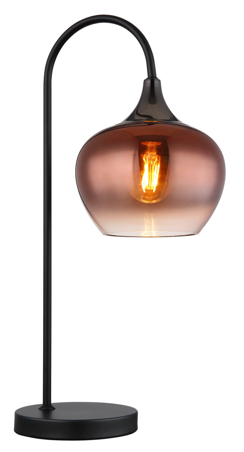 Lampe à poser Maxy noire mat