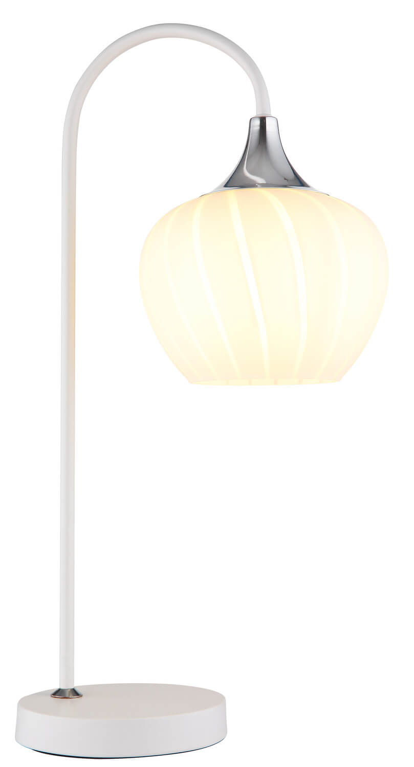 Lampe à poser Maxy blanche mat