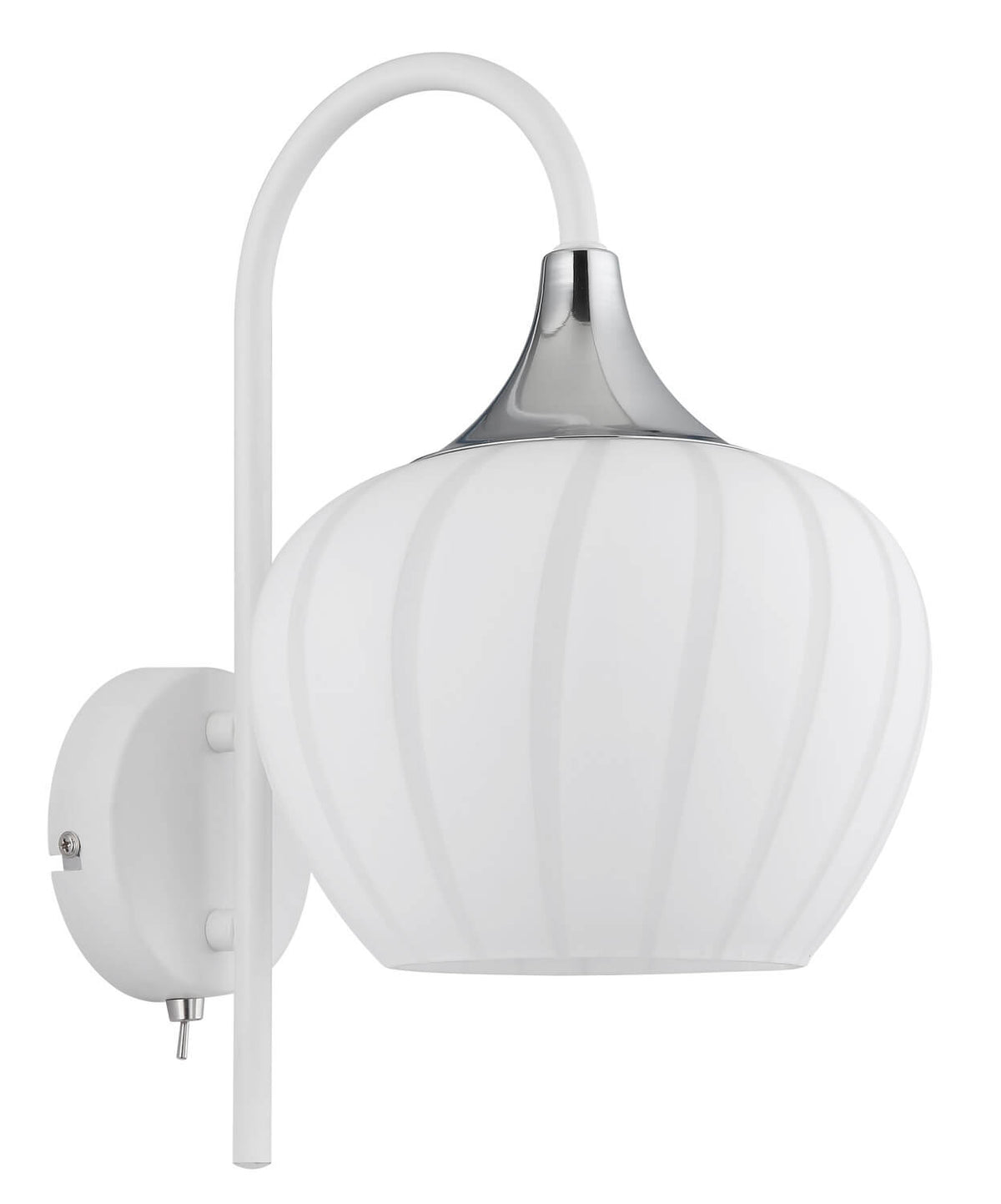 Applique murale Maxy blanche mat