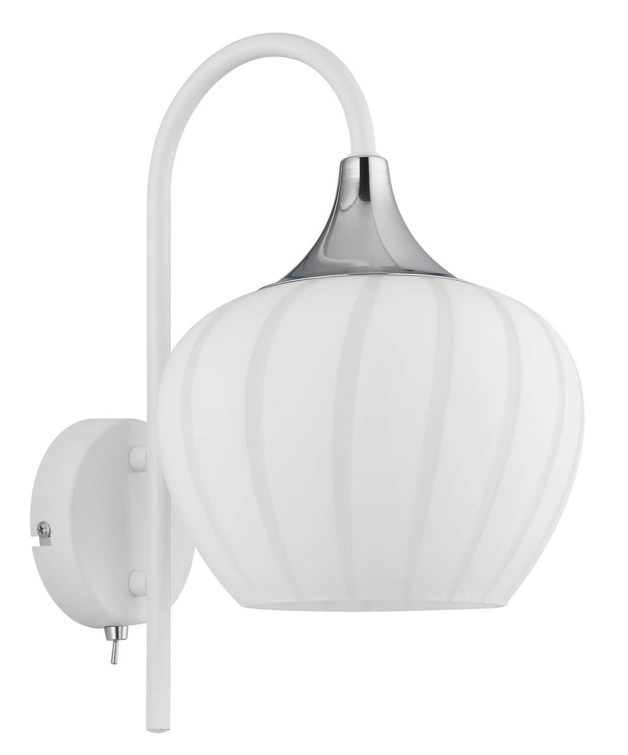 Applique murale Maxy blanche mat