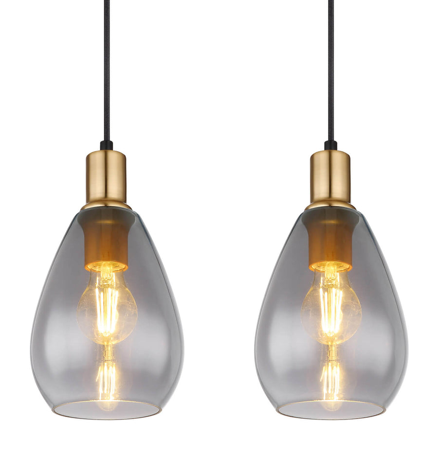 Suspension Fanni noire mat