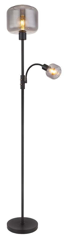 Lampadaire Giuseppe noir mat (15566S)
