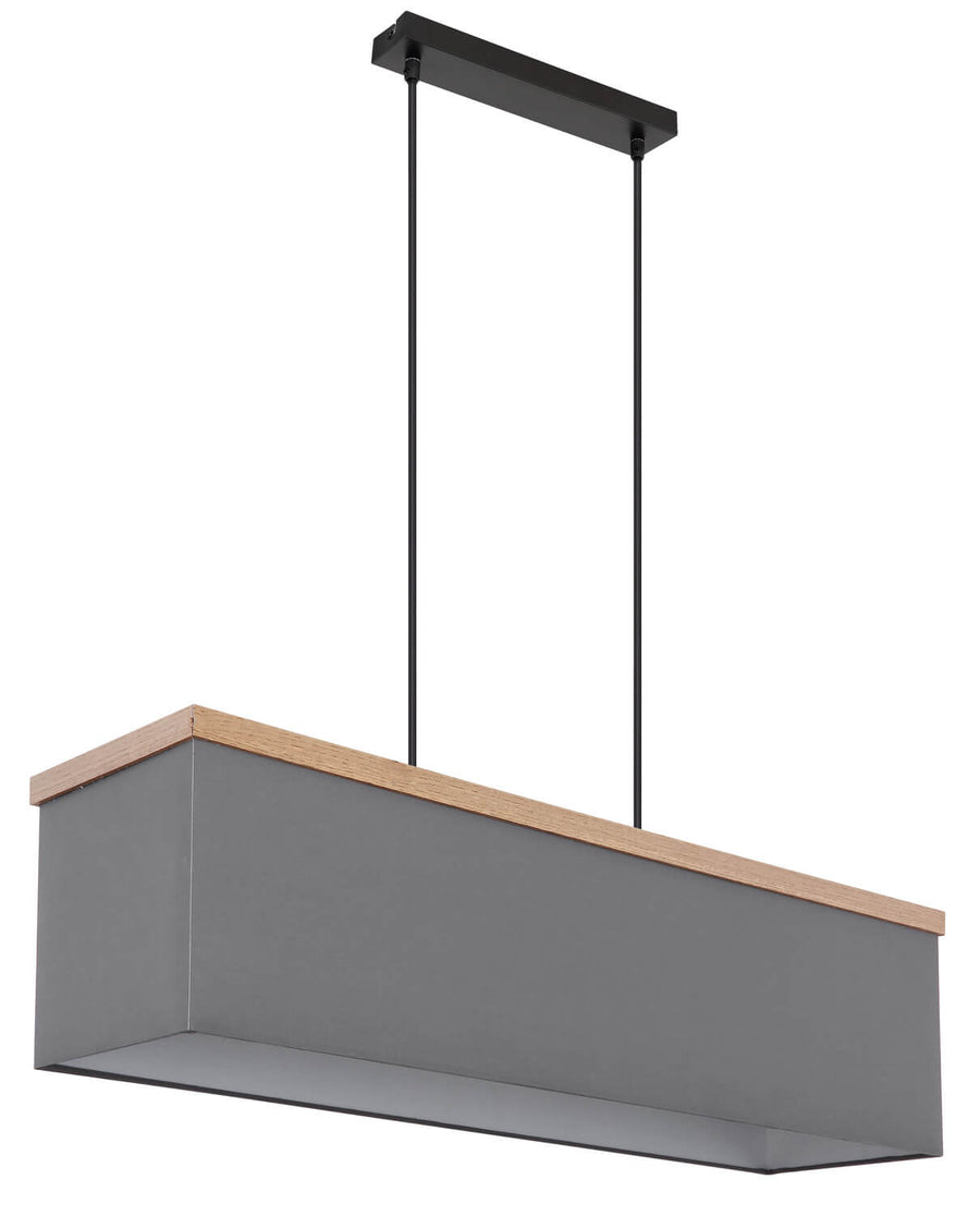 Suspension Ossi noire mat