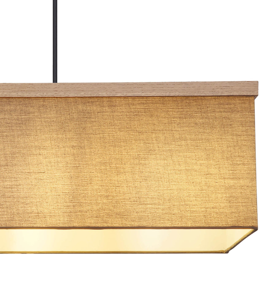 Suspension Ossi noire mat