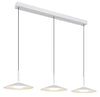 Suspension Lampone blanche mat, H 150 cm
