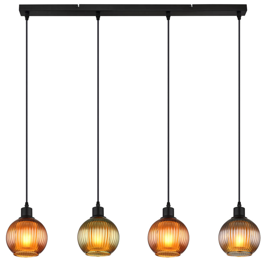 Suspension Zumba noire mat (15638-4)