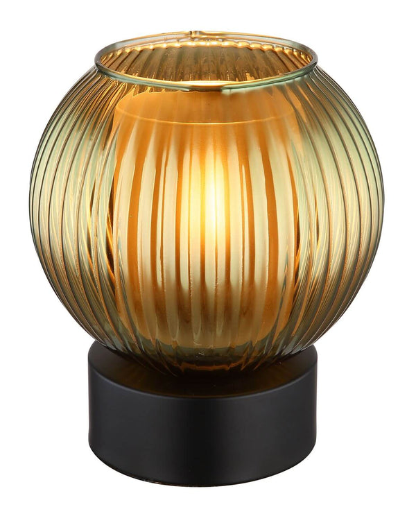 Lampe à poser Zumba noire mat (15638TG)
