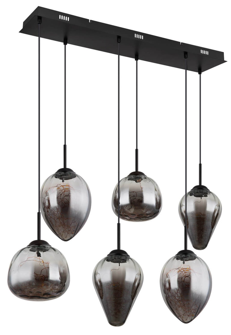 Suspension Firefly noire mat