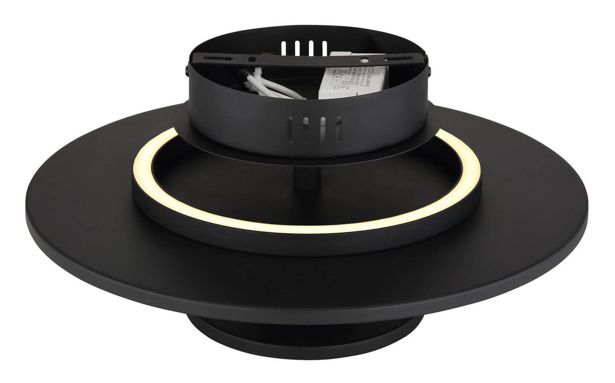 Plafonnier Carter noir mat