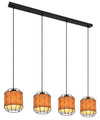 Suspension Elmar noire mat