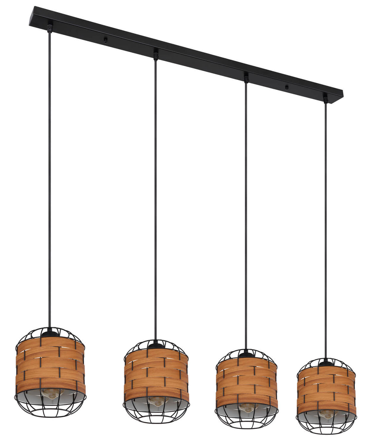 Suspension Elmar noire mat