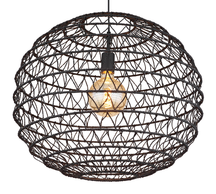Suspension Senni noire mat (15689H2)