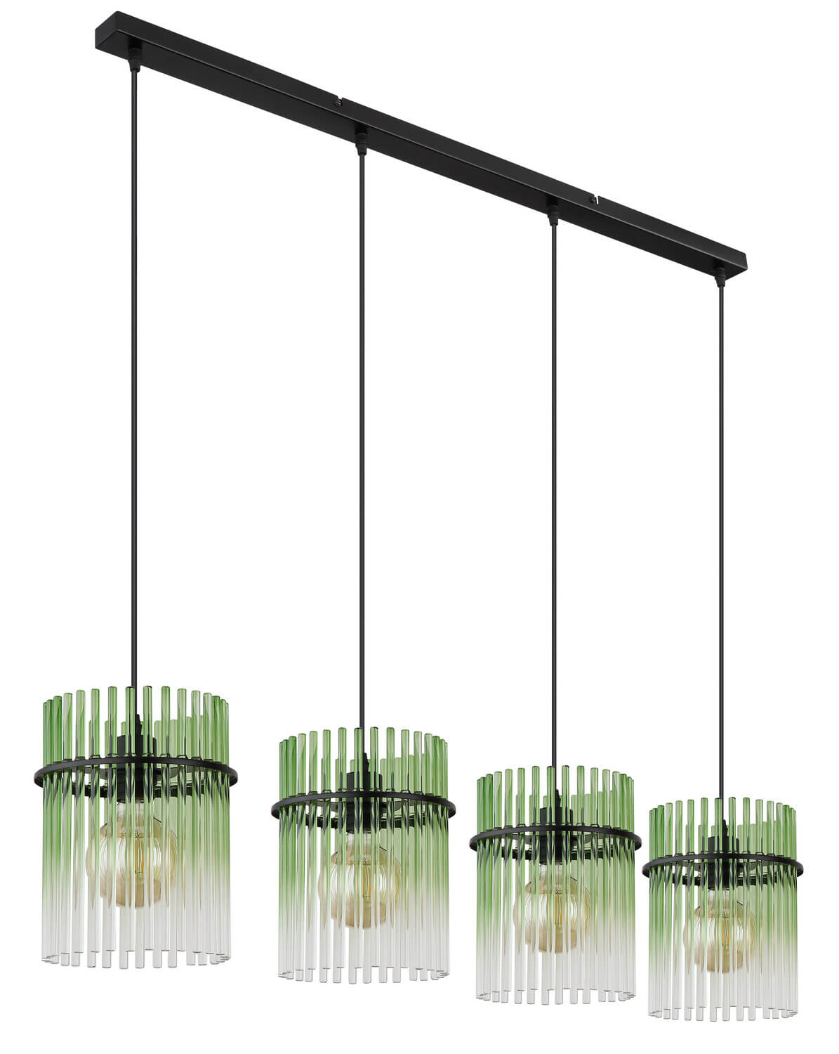 Suspension Gorley noire mat, H 140 cm (15698-4HG)