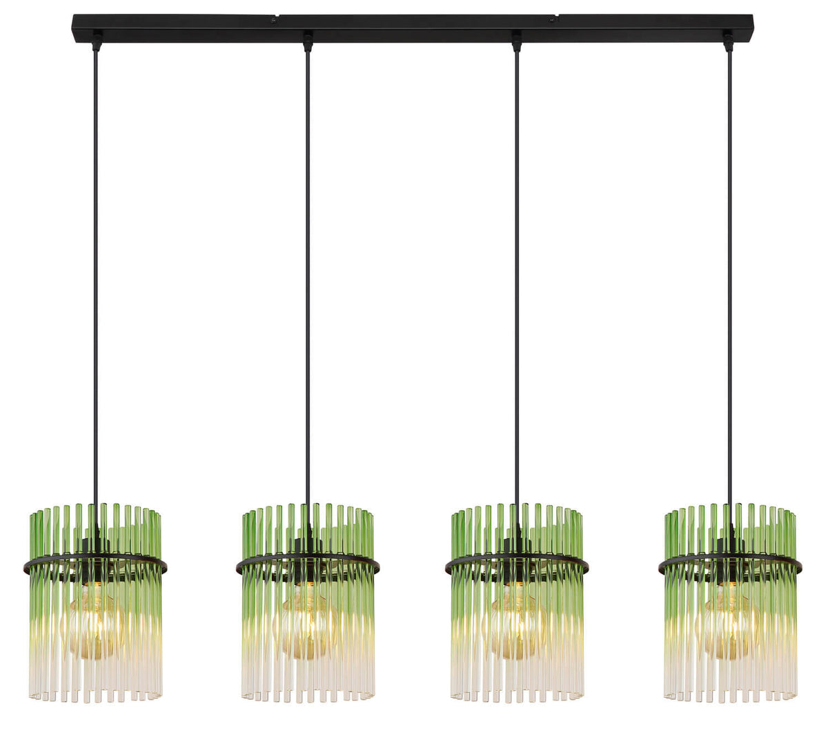 Suspension Gorley noire mat, H 140 cm (15698-4HG)