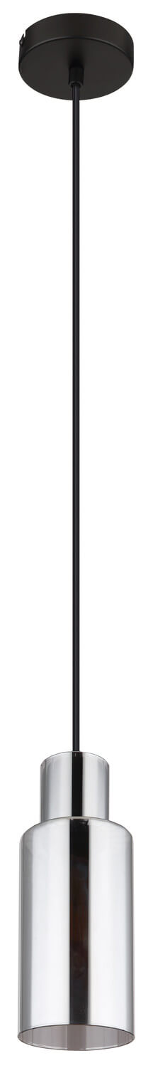 Suspension Lidaria noire mat (15708H)