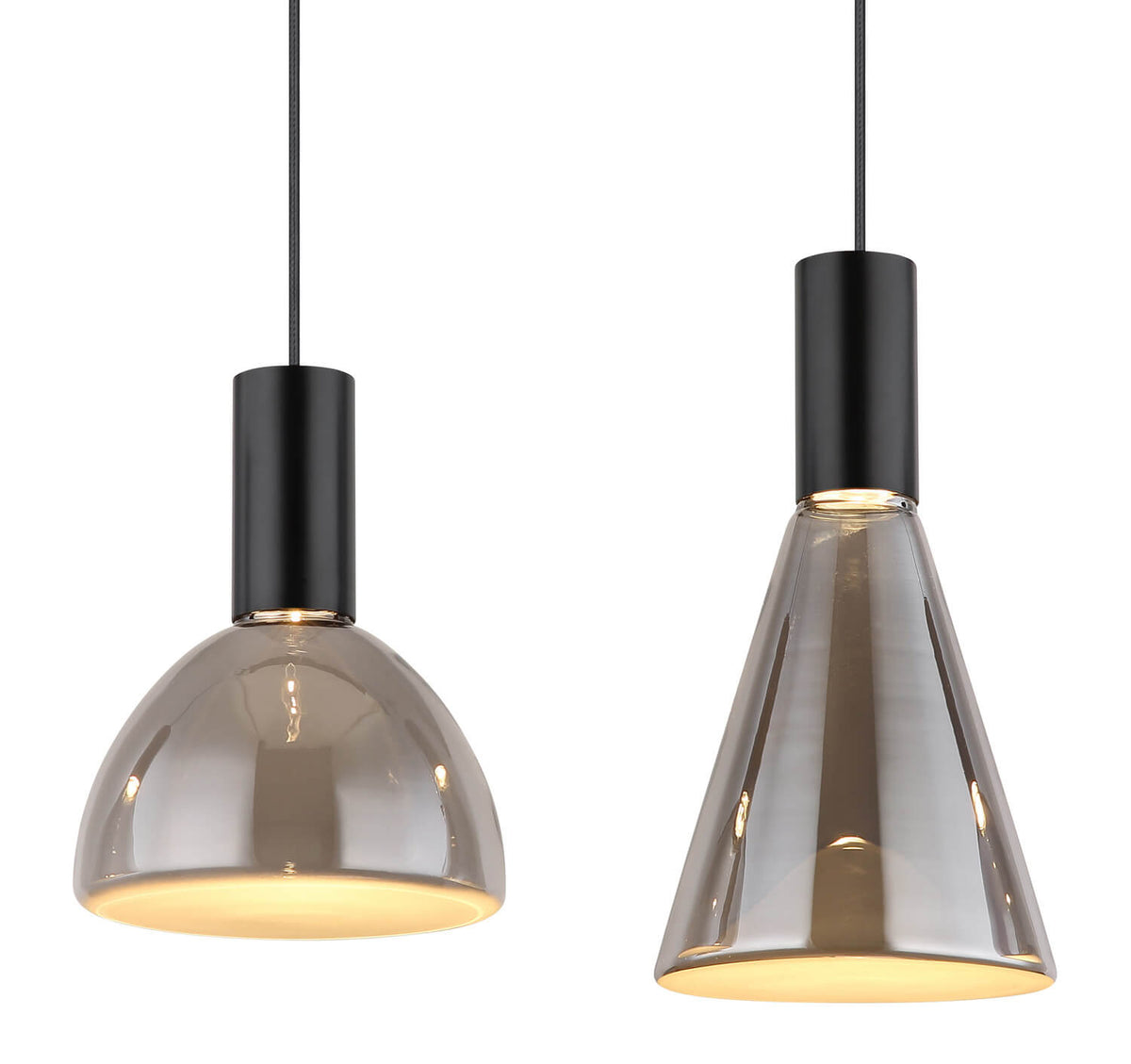 Suspension Labora noire mat (15741-4)