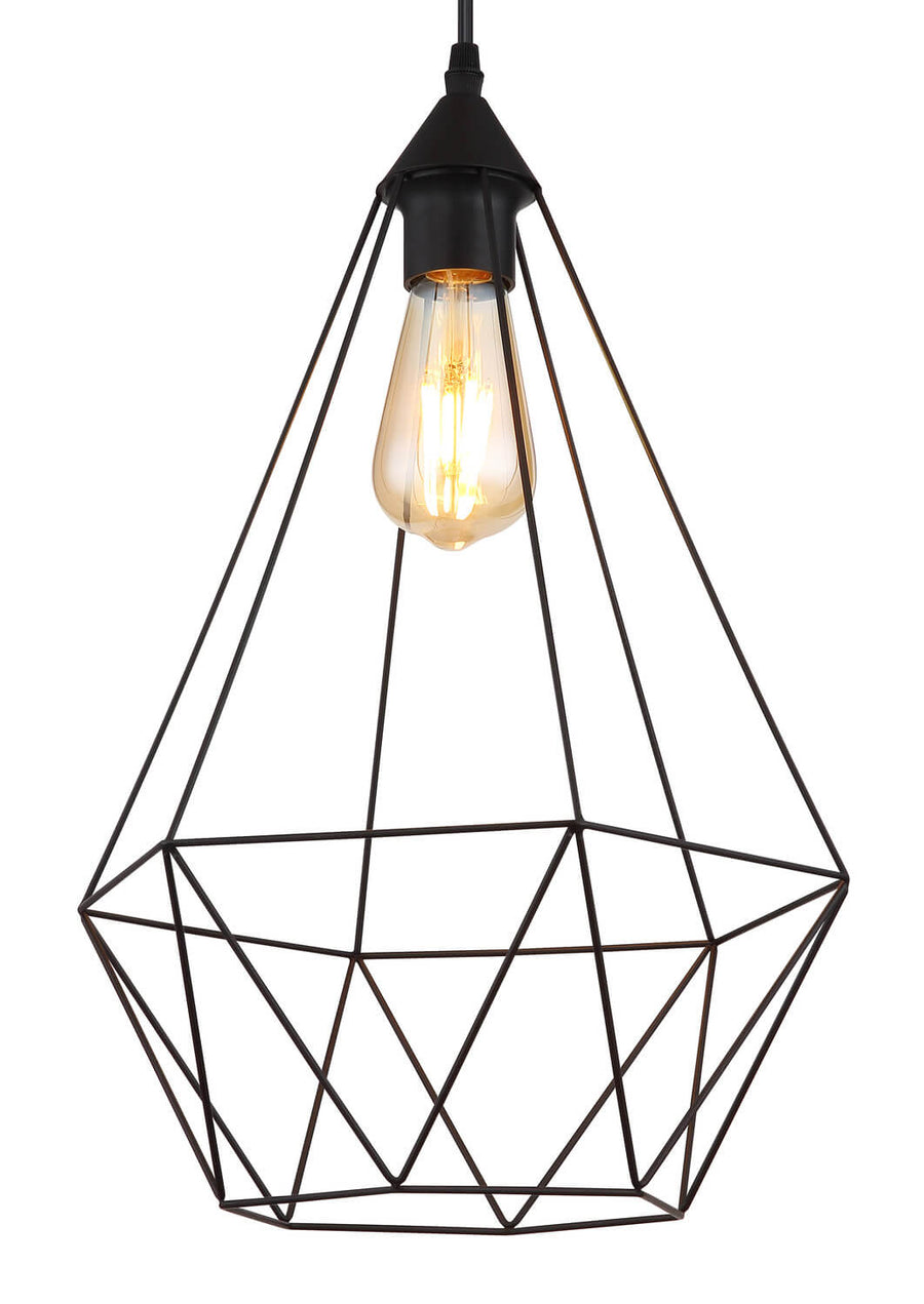 Suspension Zachary noire mat (15745H1)
