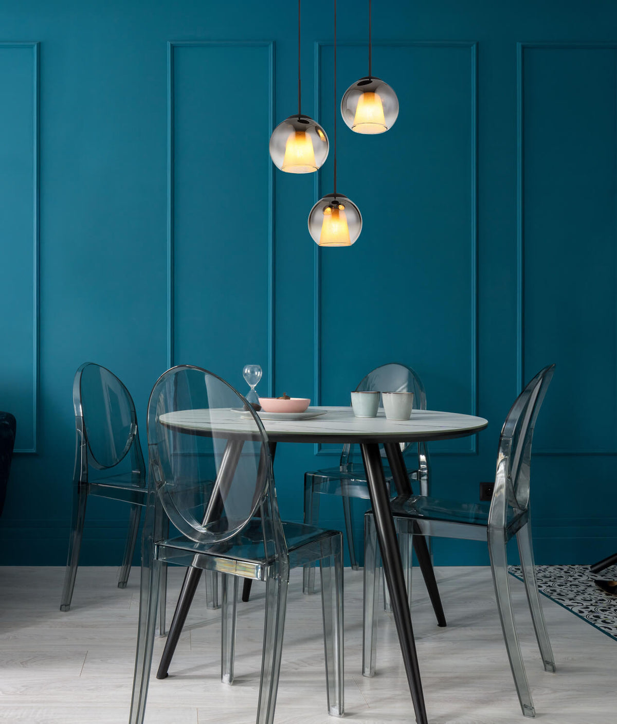 Suspension Barry noire mat (15749-3H)