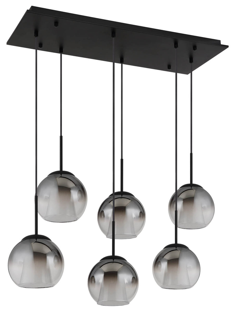 Suspension Barry noire mat (15749-6H)