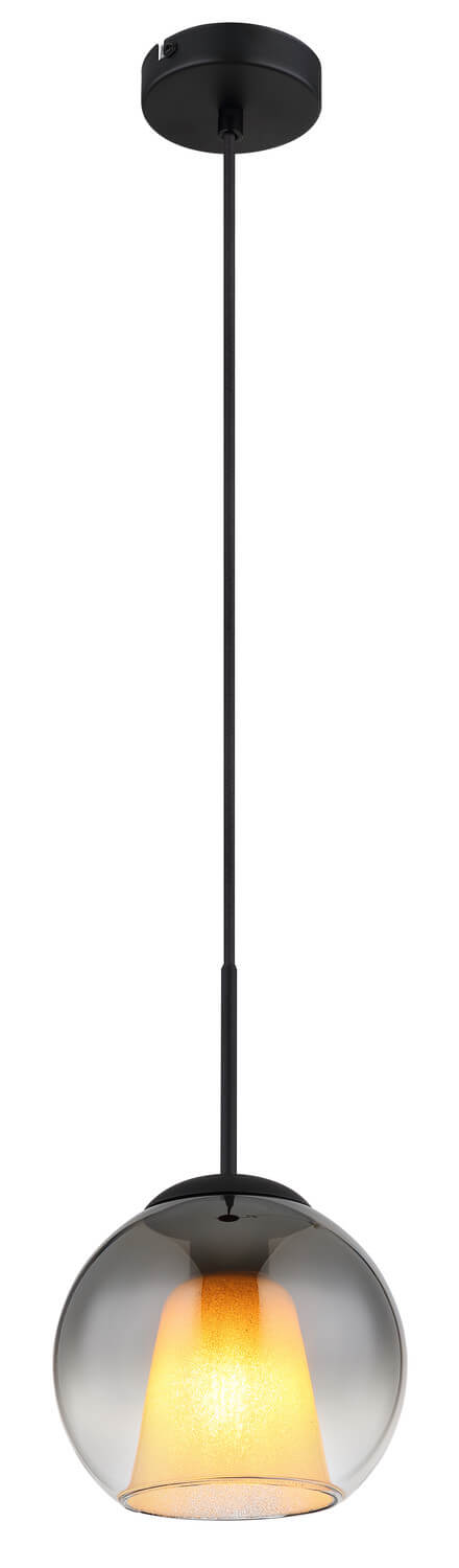 Suspension Barry noire mat (15749H)