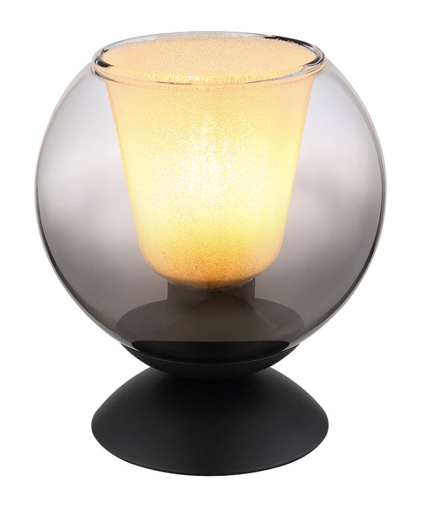 Lampe à poser Barry noire mat