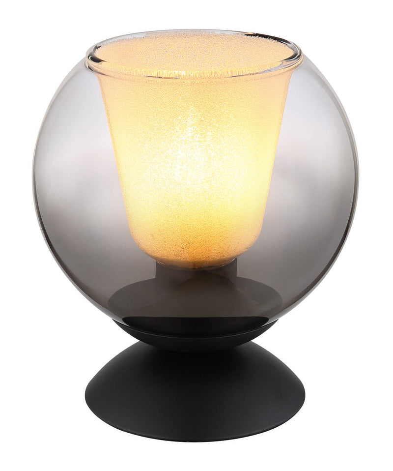 Lampe à poser Barry noire mat