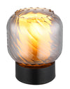 Lampe à poser Xia noire mat