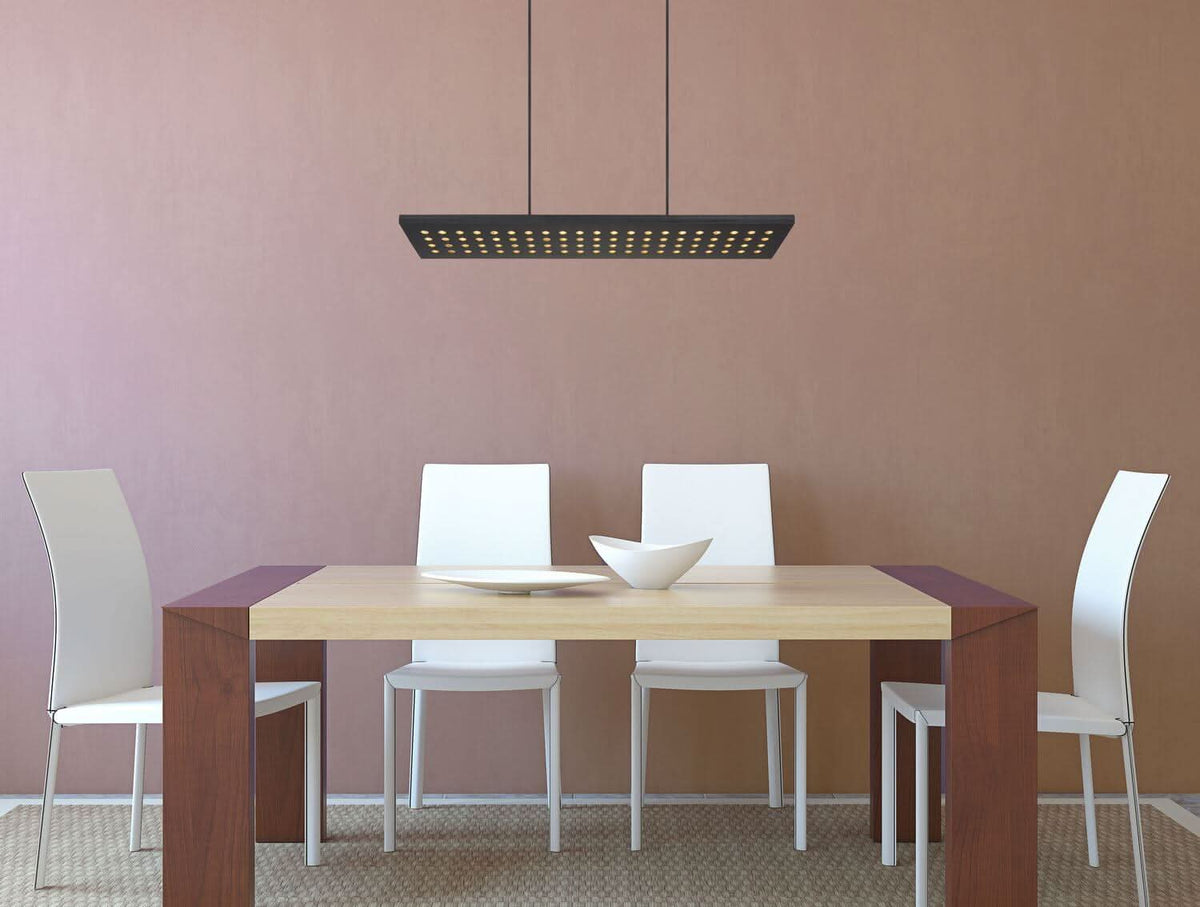 Suspension Dolores noire mat