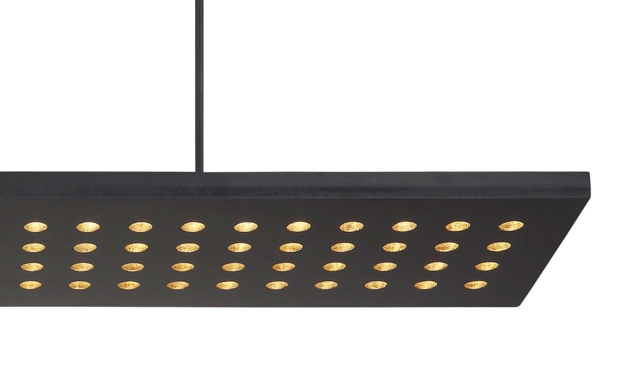 Suspension Dolores noire mat