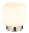 Lampe à poser Kladora nickel satiné