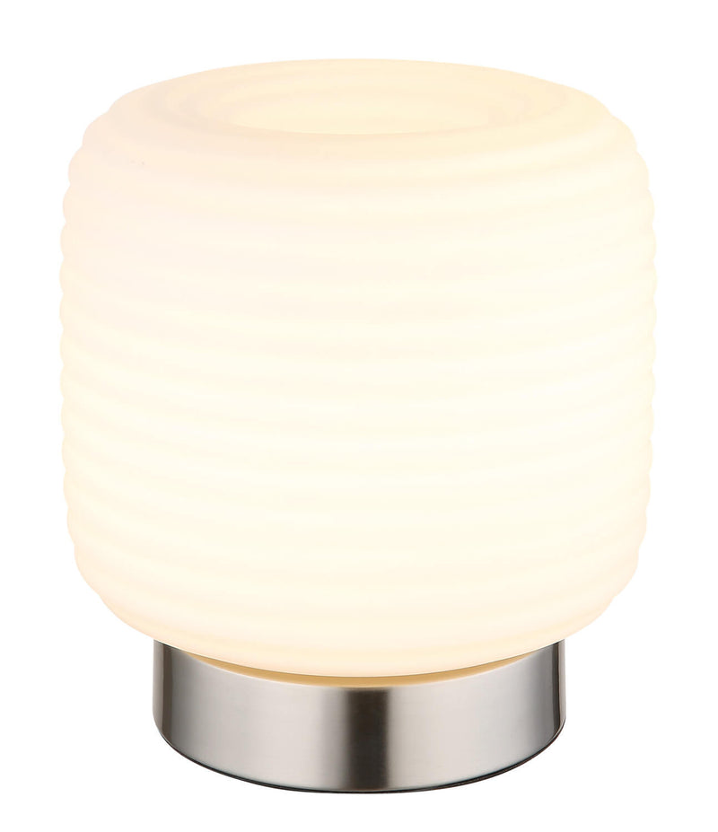 Lampe à poser Kladora nickel satiné