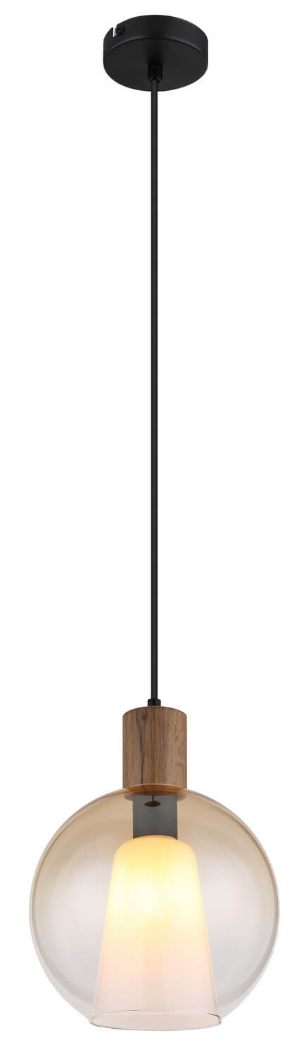 Suspension Barry I noire mat (15773H)