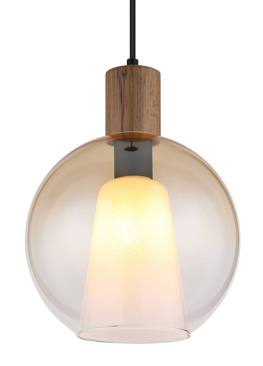 Suspension Barry I noire mat (15773H)