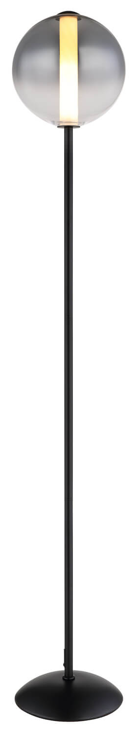 Lampadaire Lacy noir mat